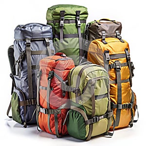 Daypacks isolated on white