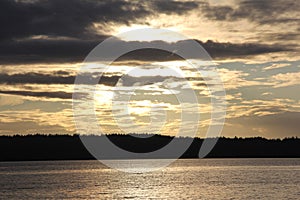 Days End at Seahurst Park Beach