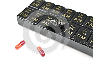 Medicine and pillbox