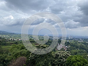 Daytime ambiance on a punclut hill photo
