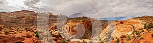 Daytime of the Beautiful Cassidy Arch of Capitol Reef National Park photo