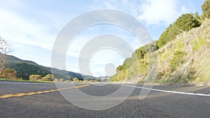 Daytime Journey on HWY 101 Near California Coast