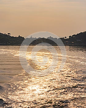 Everyday landscape of Guanabara Bay, in Rio de Janeiro, southeastern Brazil photo