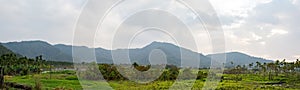 Daytime view of the country side landscape around Nantou area