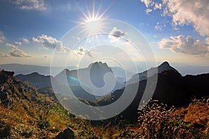 daytime view from Doi Luang Chiang Dao