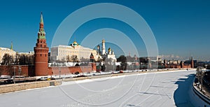 Daytime view of Moskow Kremlin