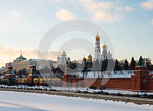 Daytime view of Moskow Kremlin