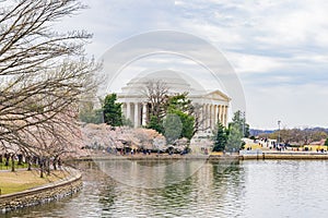 Daytime view of The Thomas Jefferson Memorial