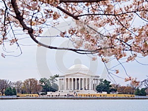 Daytime view of The Thomas Jefferson Memorial