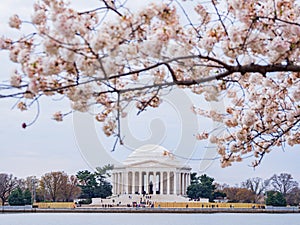 Daytime view of The Thomas Jefferson Memorial