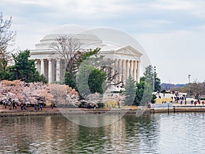 Daytime view of The Thomas Jefferson Memorial