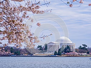 Daytime view of The Thomas Jefferson Memorial