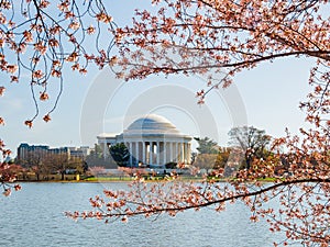 Daytime view of The Thomas Jefferson Memorial