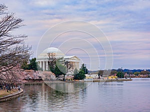 Daytime view of The Thomas Jefferson Memorial