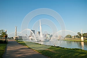 Dayton Riverscape Fountains photo