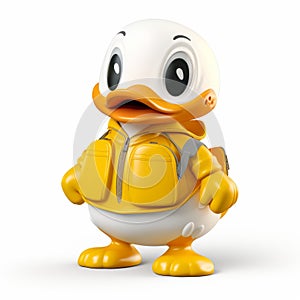 Daz3d Duck Minifigure: Detailed Design With Dutch Marine Scene