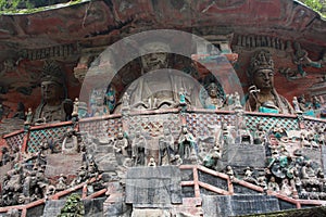 Dazu Bao Ding Mountain Rock Carvings