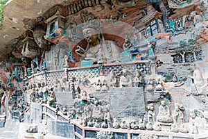 Dazu rock carvings