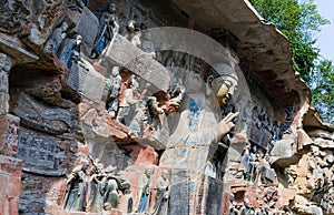 Dazu rock carvings