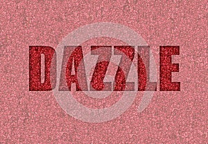 Dazzle with glitter photo