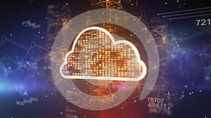 Dazzling Cyber Plazma Cloud CPU photo