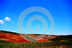 The Dazzling Dongchuan Red Soil Scenic Area