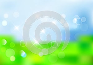 Dazzling spring background