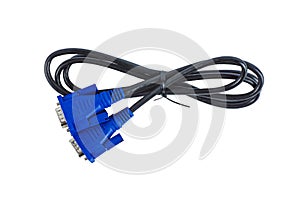 DB 15 connector isolated on white background