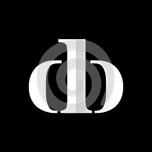 Db monogram cool vector logo