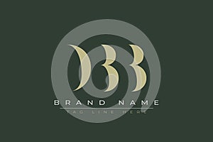 DBB abstract letter logo design