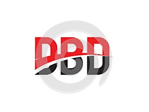 DBD Letter Initial Logo Design Vector Illustration