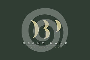 DBP abstract letter logo design