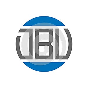 DBV letter logo design on white background. DBV creative initials circle logo concept