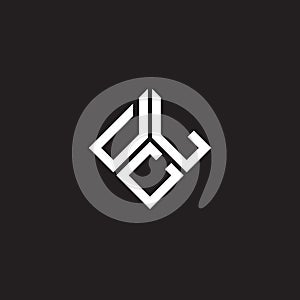 DCL letter logo design on black background. DCL creative initials letter logo concept. DCL letter design