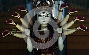 Dcoration of Durga idol