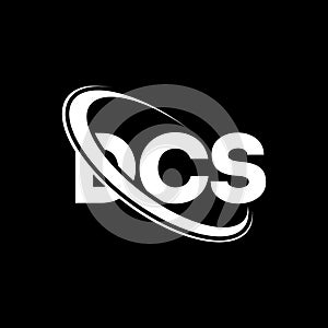 DCS logo. DCS letter. DCS letter logo design. Initials DCS logo linked with circle and uppercase monogram logo. DCS typography for