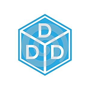 DDD letter logo design on black background. DDD creative initials letter logo concept. DDD letter design
