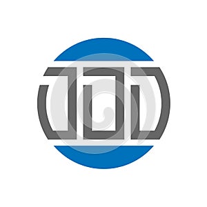 DDD letter logo design on white background. DDD creative initials circle logo concept.