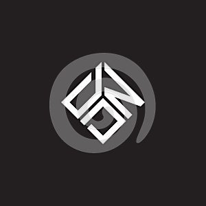 DDN letter logo design on black background. DDN creative initials letter logo concept. DDN letter design