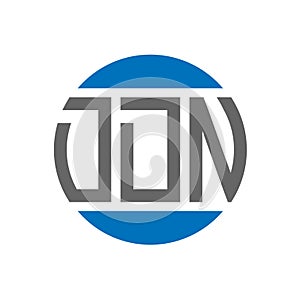 DDN letter logo design on white background. DDN creative initials circle logo concept