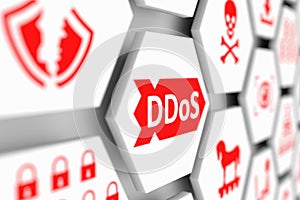 DDoS concept