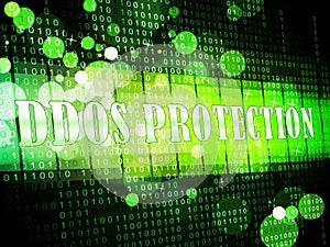 Ddos Protection Denial Of Service Security 3d Illustration