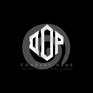 DDP letter logo design with polygon shape. DDP polygon and cube shape logo design. DDP hexagon vector logo template white and