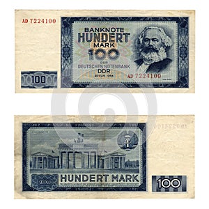 DDR banknote