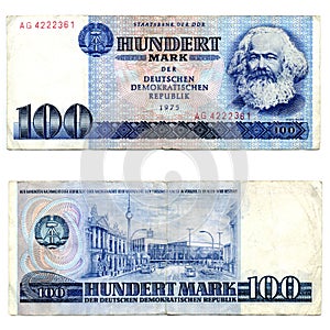 DDR banknote