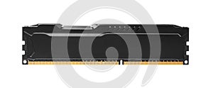 DDR RAM memory module on white