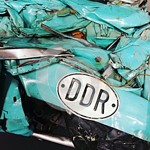 DDR Trabant wreck