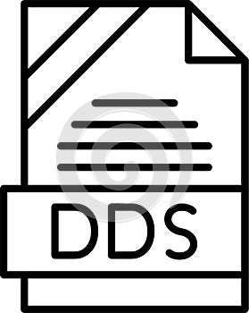 DDS Outline Vector Icon
