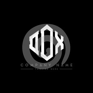 DDX letter logo design with polygon shape. DDX polygon and cube shape logo design. DDX hexagon vector logo template white and