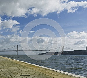 25 de Abril Bridge over the Tagus River